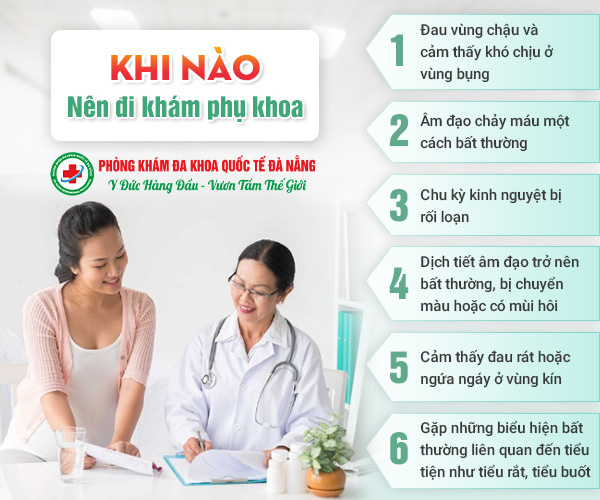 khi nào nên đi khám phụ khoa