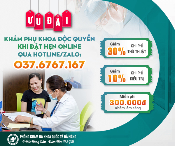 ưu đãi gói khám phụ khoa