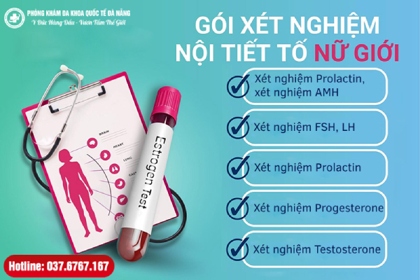 gói xét nghiệm nội tiết tố