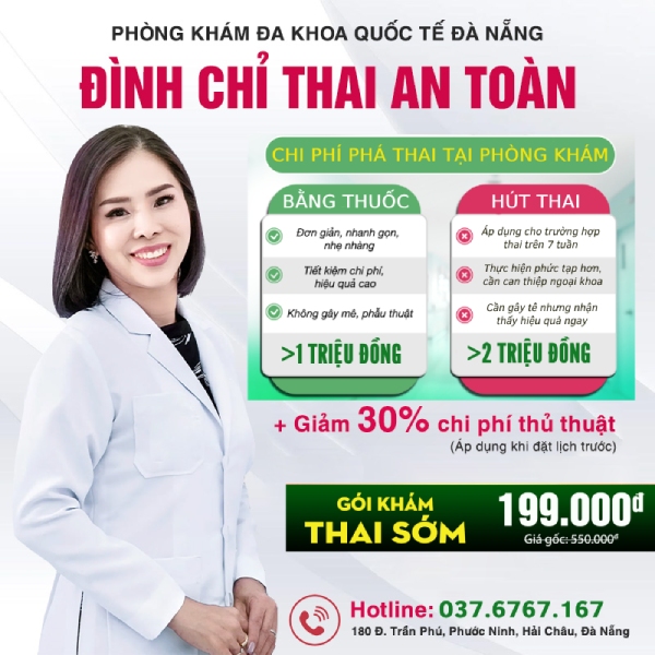 chi phí phá thai an toàn tại đà nẵng