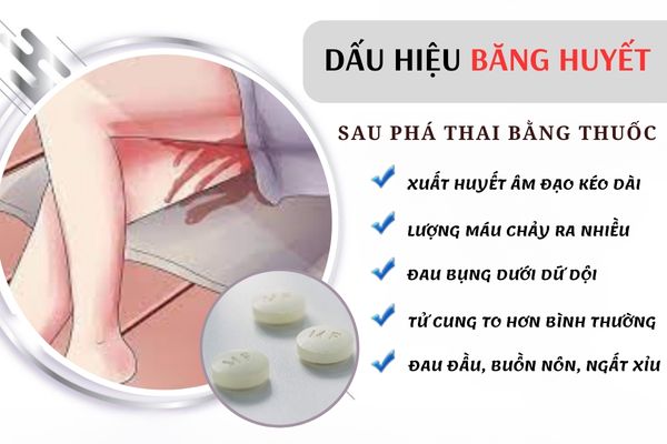 phá thai ra máu nhiều có sao không