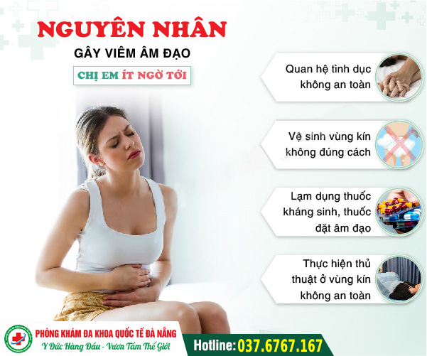 nguyên nhân gây viêm âm đạo